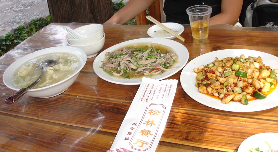 Lunch i Fragrant Hills Park