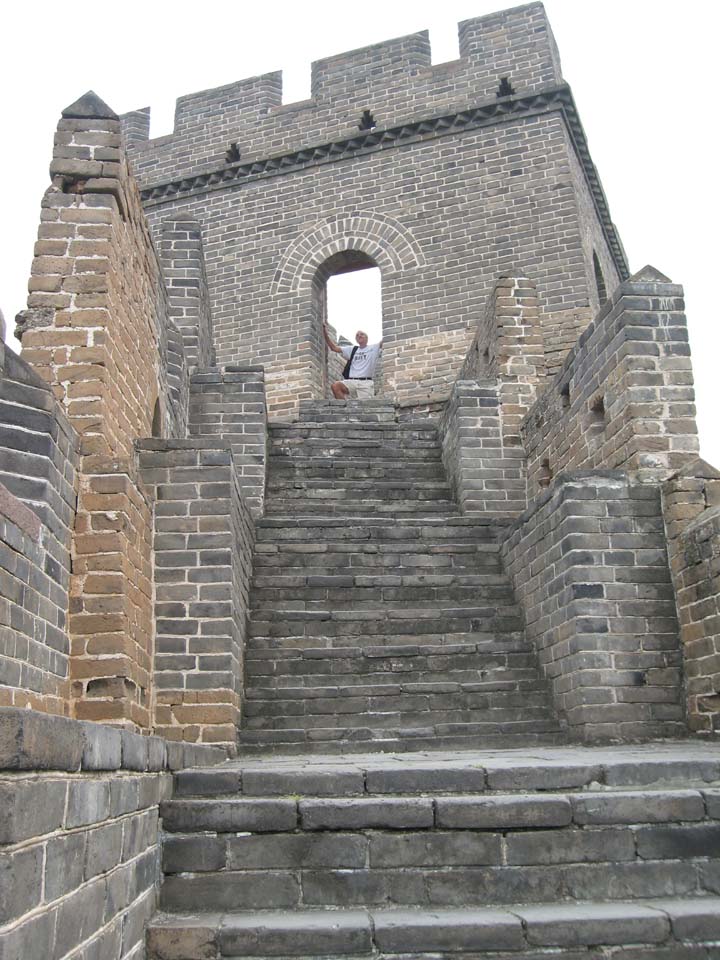 Första vakttornet på vägen från Jinshanling till Simatai